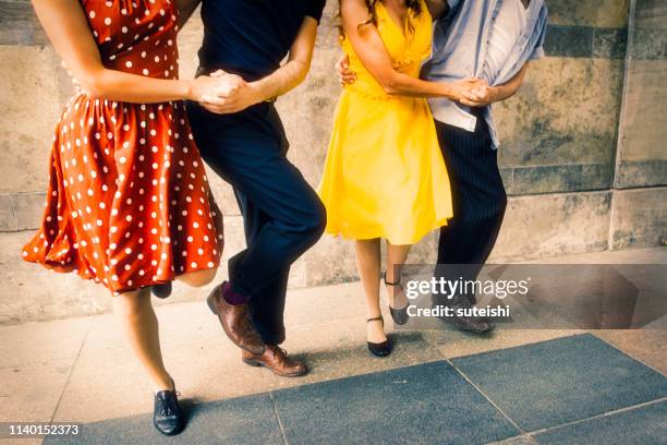 they dance on the streets of berlin - jive dancing stock pictures, royalty-free photos & images