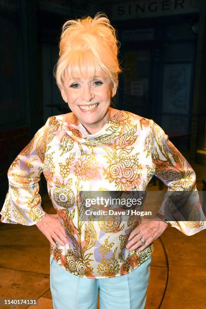 Barbara Windsor meets the cast of "The Only Fools and Horses the Musical" on April 03, 2019 in London, United Kingdom.