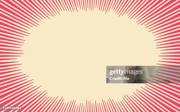 comic explosion lines abstract background - overflowing stock illustrations