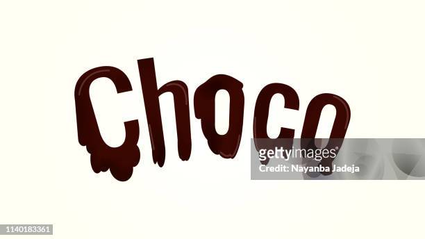 choco text background - chocolate splash stock illustrations