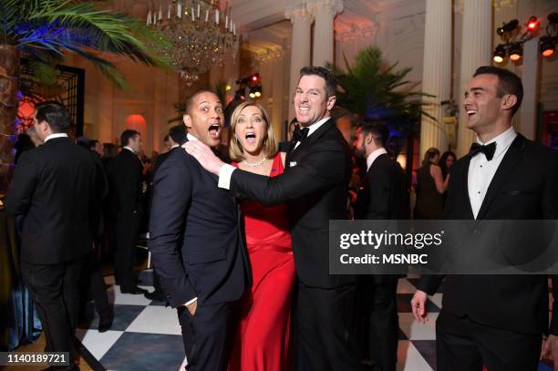 White House Correspondents' Dinner MSNBC After-Party -- Pictured: Don Lemon, Host, "CNN Tonight"; Chris Jansing, NBC News Correspondent; Thomas...