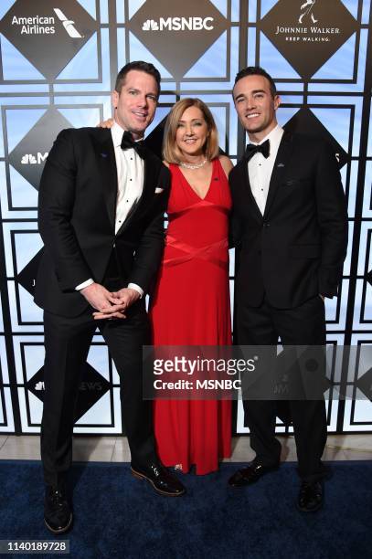 White House Correspondents' Dinner NBC News/MSNBC After-Party -- Pictured: Thomas Roberts, MSNBC Host; Chris Jansing, NBC News Correspondent; and...