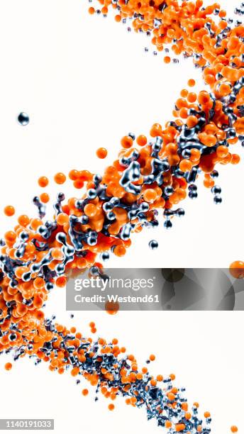 floating abstract 3d bubbles - hovering stock illustrations