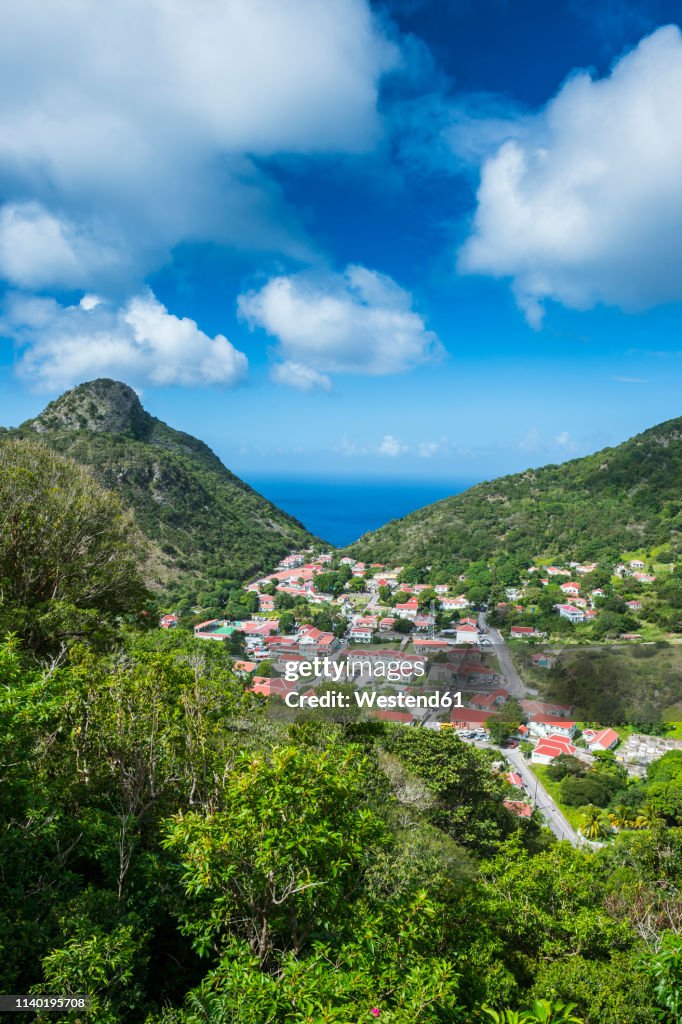 Caribbean, Netherland Antilles, Saba, The Bottom