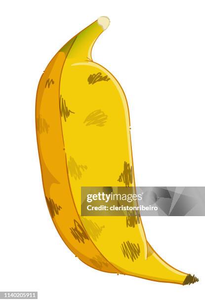the banana - morango stock illustrations