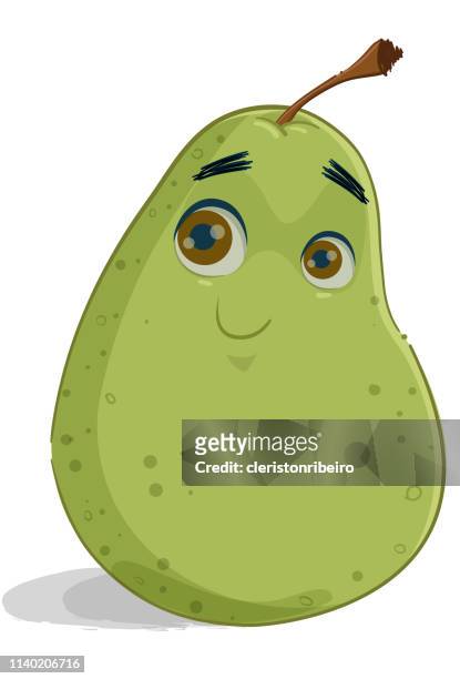 the pear - morango stock illustrations