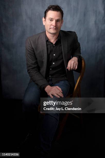 Actor/author Henry Thomas is photographed for Los Angeles Times on April 14, 2019 at the University of Southern California in Los Angeles,...