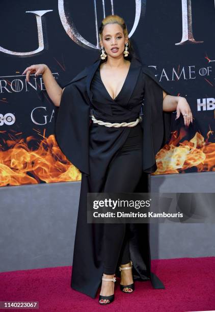 Dascha Polanco attends the "Game Of Thrones" Season 8 Premiere on April 03, 2019 in New York City.