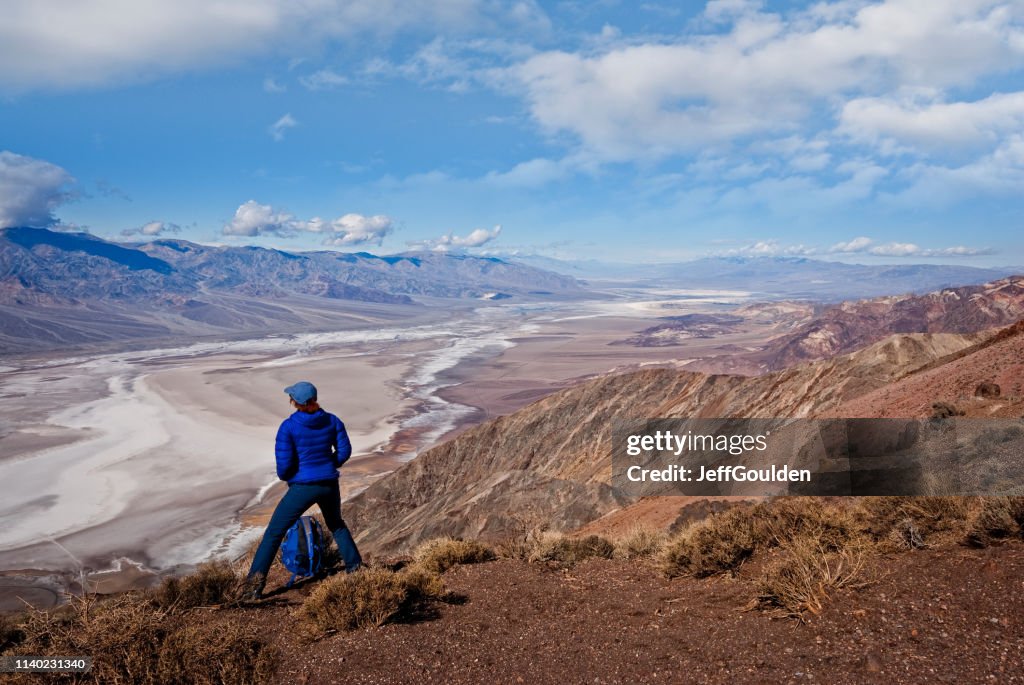 Hiker at Dante's View