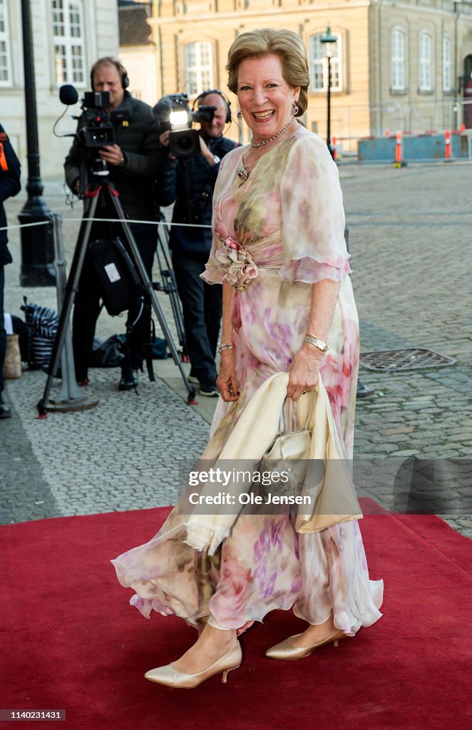 Queen Margrethe Of Denmark Host Birthday Dinner For Her Sister Princess Benedikte