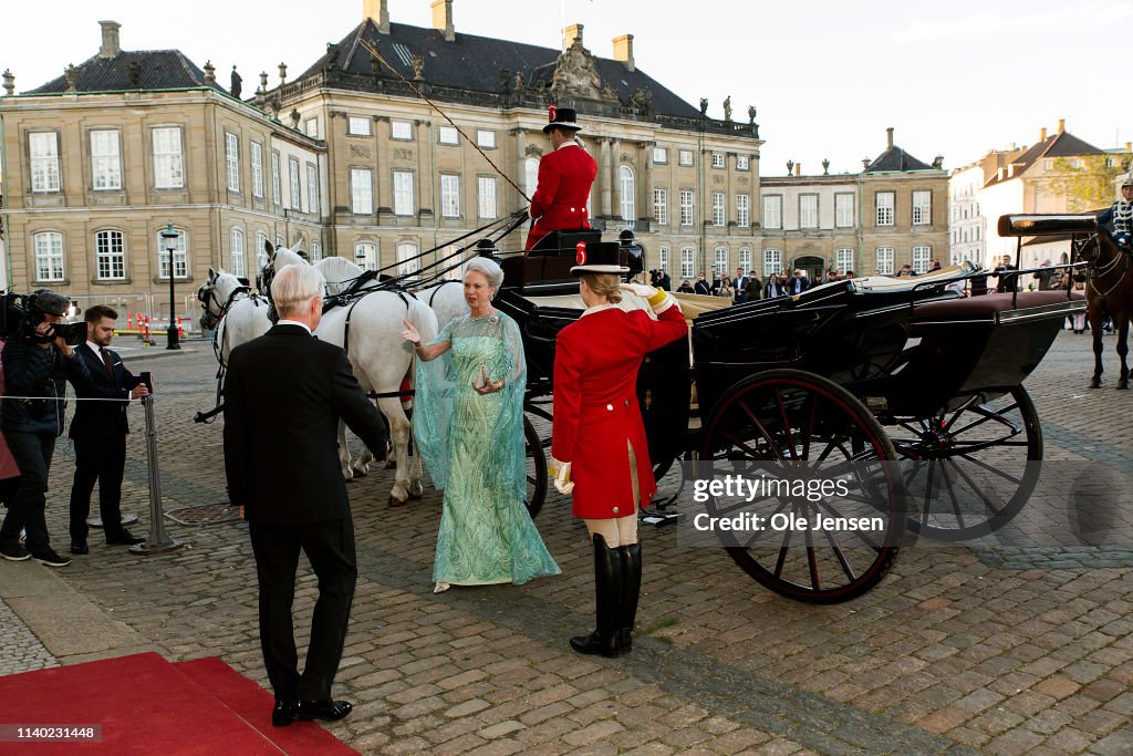 Queen Margrethe Of Denmark Host Birthday Dinner For Her Sister Princess Benedikte