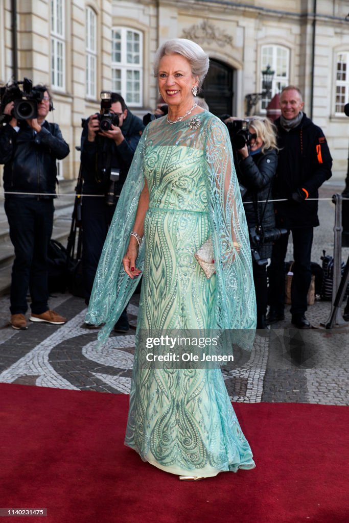 Queen Margrethe Of Denmark Host Birthday Dinner For Her Sister Princess Benedikte