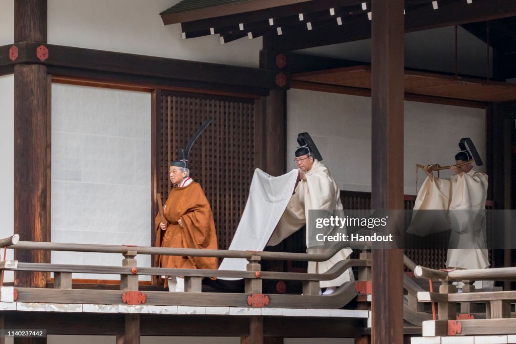 Japan Emperor Akihito's Abdication Ceremony