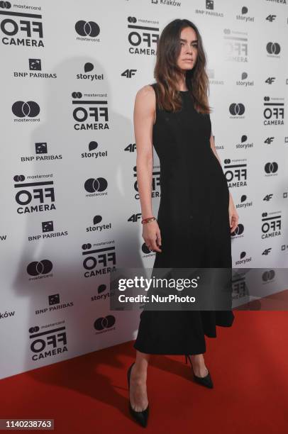 Kasia Smutniak, a Polish actress during the Opening Gala of the 12th Mastercard OFF Camera International Festival of Independent Cinema in Krakow. On...