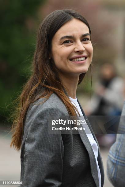 Kasia Smutniak, a Polish actress during the 12th Mastercard OFF Camera International Festival of Independent Cinema in Krakow. On Saturday, April 27...