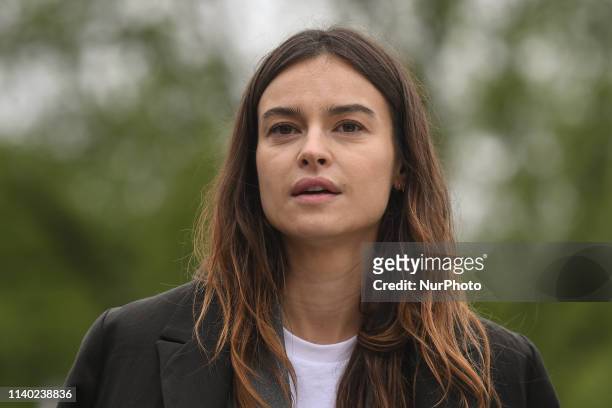 Kasia Smutniak, a Polish actress during the 12th Mastercard OFF Camera International Festival of Independent Cinema in Krakow. On Saturday, April 27...
