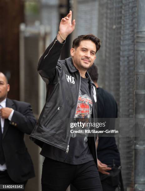 Eazy is seen at 'Jimmy Kimmel Live' on April 29, 2019 in Los Angeles, California.