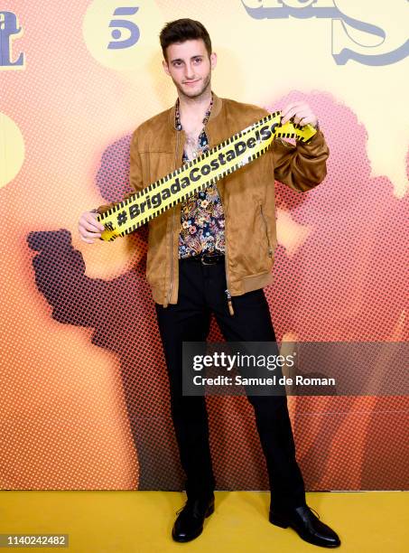 Daniel Ibanez attends "Brigada Costa Del Sol" premiere at Sala Pirandello on April 03, 2019 in Madrid, Spain.