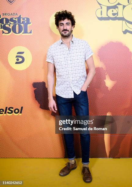 Miki Esparbé attends "Brigada Costa Del Sol" premiere at Sala Pirandello on April 03, 2019 in Madrid, Spain.