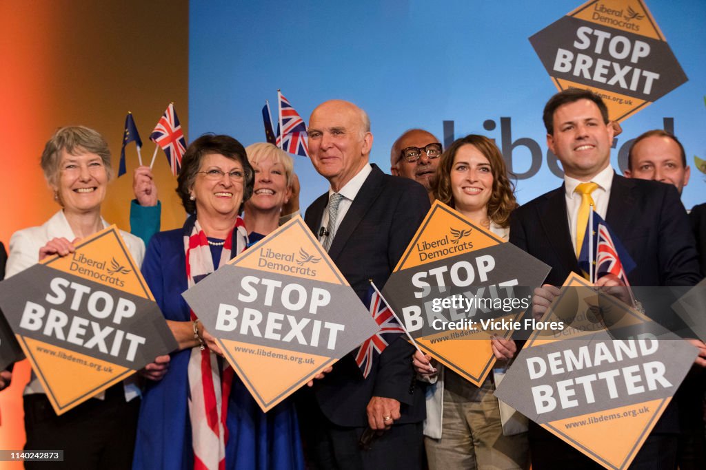 The Liberal Democrat Party Launch Their European Election Campaign