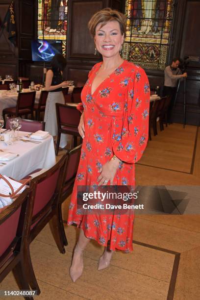 Kate Silverton attends the London Press Club Awards 2019 at Stationers' Hall on April 30, 2019 in London, England.