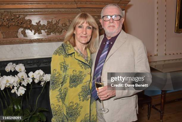 Lynn Faulds Wood and Bill Hagerty attend the London Press Club Awards 2019 at Stationers' Hall on April 30, 2019 in London, England.