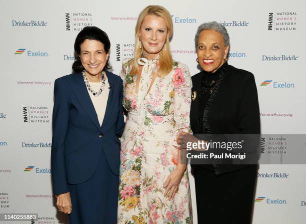Honorees Olympia J. Snowe, Sandra Lee and Johnnetta Betsch Cole, Ph.D. Attend the National Women's History Museum's Women Making History Awards at...