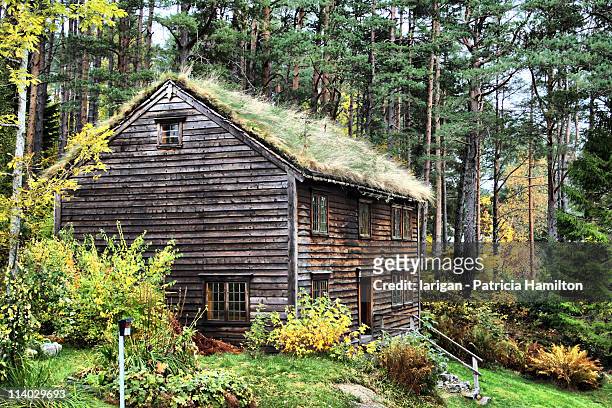 the old school house - romsdal stock pictures, royalty-free photos & images