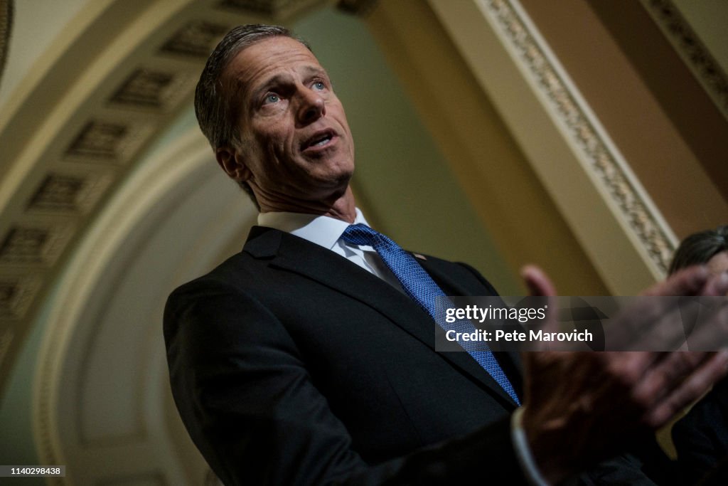 Senate Lawmakers Hold Their Weekly Policy Luncheons