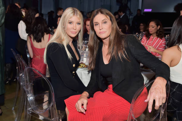 Sophia Hutchins and Caitlyn Jenner attend The Hollywood Reporter's Empowerment In Entertainment Event 2019 at Milk Studios on April 30, 2019 in Los...
