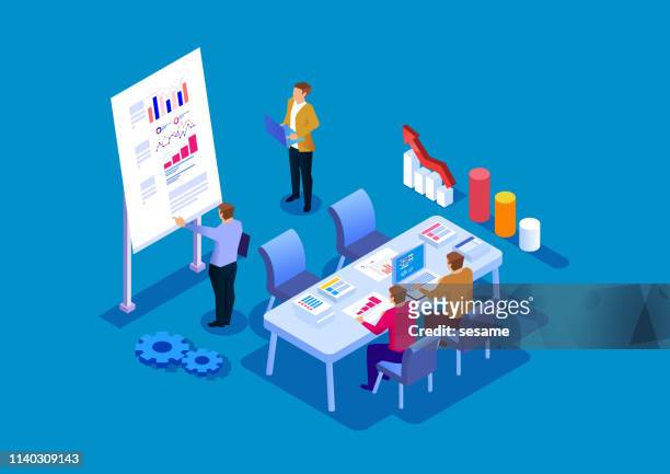 team training and business development - great ideas stock illustrations