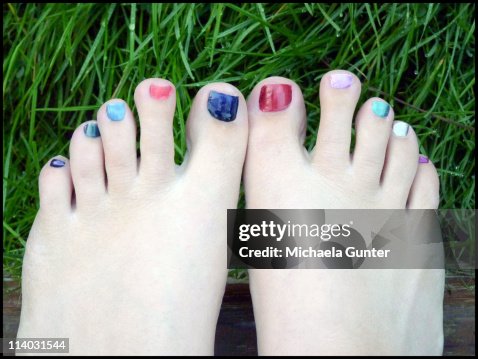 Hi Resolution Toes Rainbow Toes High-Res Stock Photo - Getty Images