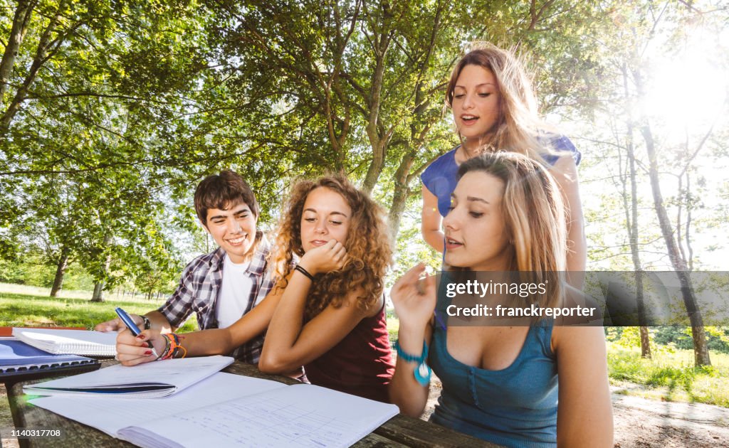 Friends Doing Homework Together At Home High-Res Stock Photo - Getty Images