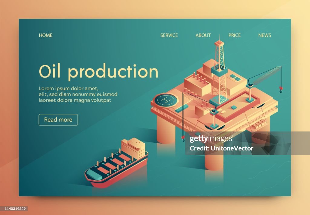 Engine Oil Lettering Lettering Oil Production Vector Illustration High-Res Vector Graphic ...