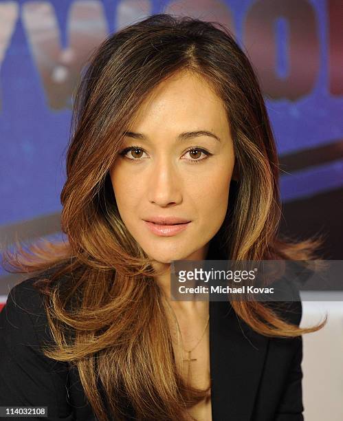 20 Maggie Q Visits Young Hollywood Studio Photos and Premium High Res  Pictures - Getty Images