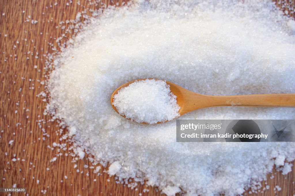 Sugar and spoon