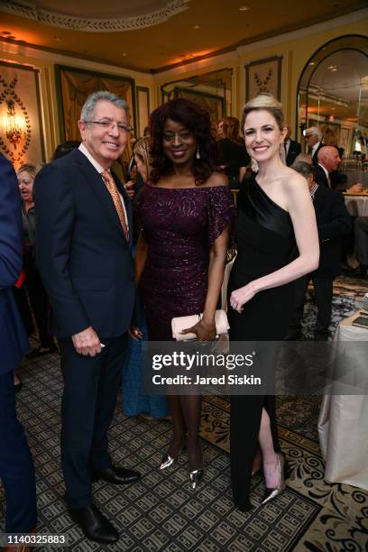 Haim Divon, Donna Cox and Michelle Divon attend The Spirit of Soroka Gala at The Pierre Hotel on April 03, 2019 in New York City.