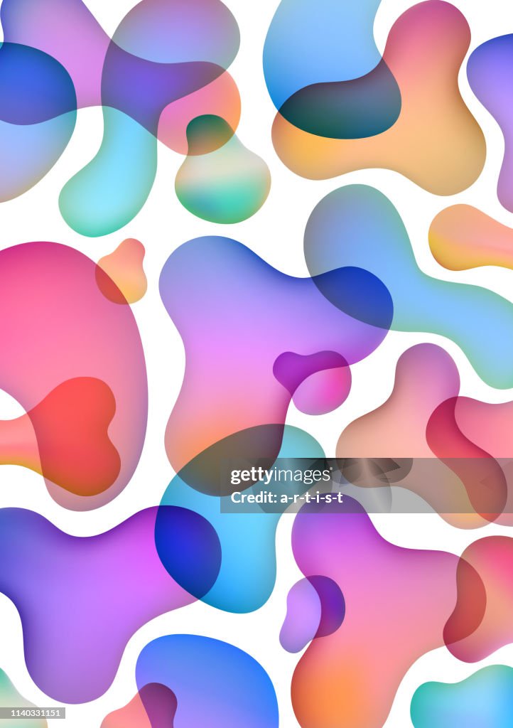 Abstract background with bubbles