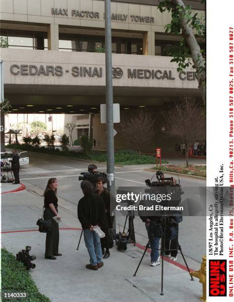 Los Angeles, Ca the hospital where Frank Sinatra is staying