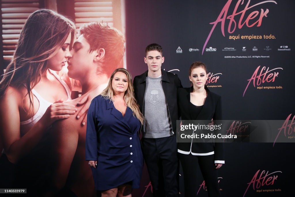 'After, Aqui Empieza Todo' Madrid Photocall
