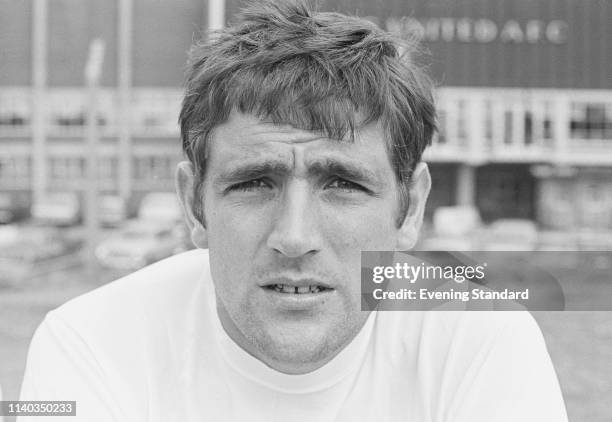 English soccer player Norman Hunter of Leeds United FC, UK, 29th July 1969.