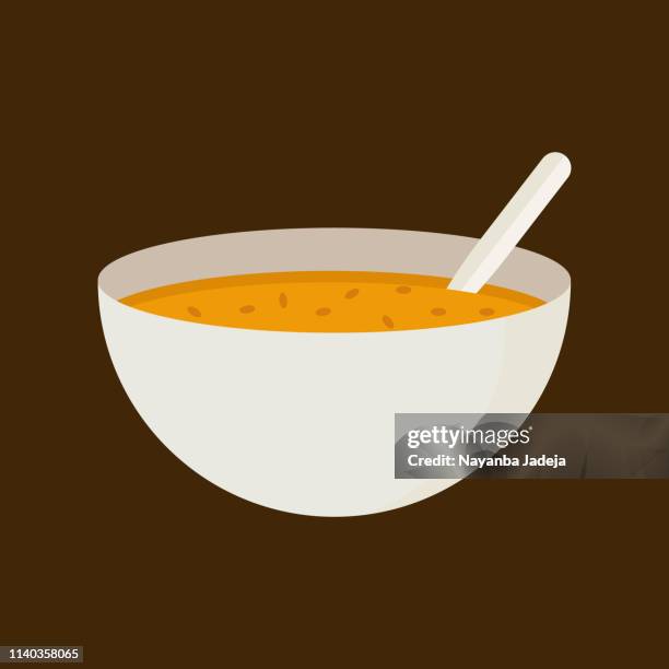 soup bowl icon - soup bowl stock illustrations