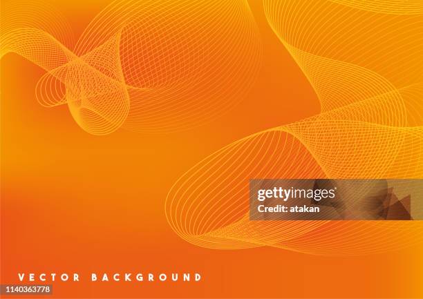 abstract technology orange vector background - orange colour stock illustrations