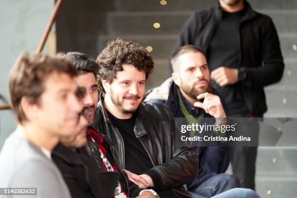 Xosé Antonio Tourinán attends EMHU press conference at Colon Theatre on April 4, 2019 in A Coruna, Spain.