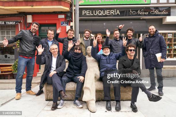 Luis Piedrahita attends EMHU press conference at Colon Theatre on April 4, 2019 in A Coruna, Spain.