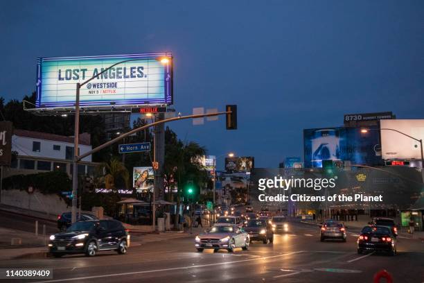 Sunset Strip, West Hollywood, Los Angeles, California, USA.