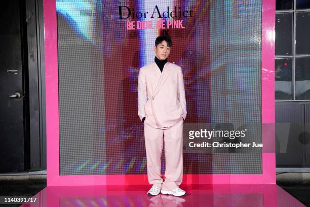 Gray attends Dior Addict Stellar Shine launch at Layers 57 on April 04, 2019 in Seoul, South Korea.