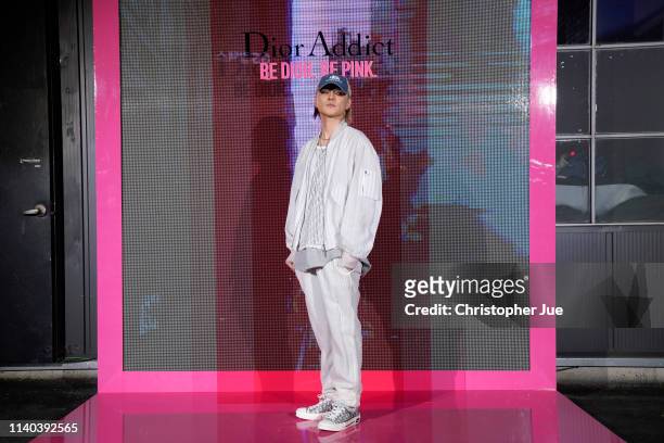 Dean attends Dior Addict Stellar Shine launch at Layers 57 on April 04, 2019 in Seoul, South Korea.