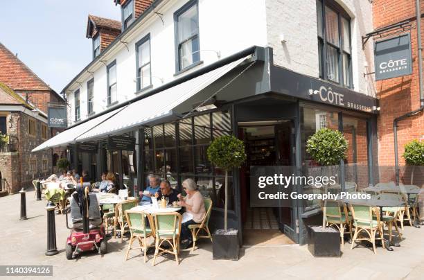 Cote brasserie restaurant in town center, Salisbury, Wiltshire, England, UK.