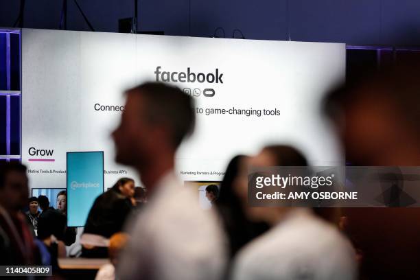 People attend the Facebook F8 Conference at McEnery Convention Center in San Jose, California, on April 30, 2019. - Got a crush on another Facebook...